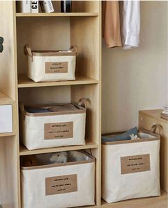Large Capacity Foldable Fabric Storage Basket <b>Clothes</b> Toy Organizer <b>For</b> Home Bedroom - Product Image 2