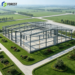 Seismic Proof Modular Structural Steel Commercial Warehouse Prefabricated Heavy Duty Large Capacity Logistics Facility - Product Image 1