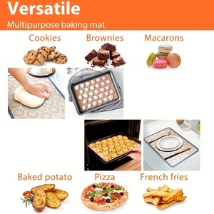 Factory OEM ODM Food Grade <b>Silicone</b> Eco-Friendly Non-Slip <b>Baking</b> Tray Liner Oven/Dishwasher Safe for Perfect Scones & Roasts - Product Image 4