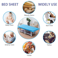 Draps jetables non tissés mous à usage unique pour les serviettes de lit jetables d'hôpitaux