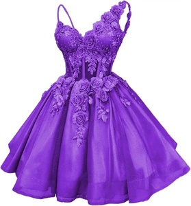 S2518N 2026 Nuovo Abito da Sera in Cashmere con Applicazioni in Pizzo, Vestito da Ballo per Adolescenti, in <span class=keywords><strong>Tulle</strong></span> con Perline, ad Asciugatura Rapida - Product Image 6