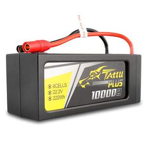 Batería Lipo Tattu PLUS 10000mAh 25C 22.2V 6S1P FPV con Conector AS150 XT150, Molde Privado, Guangdong China, para RC - Product Image 2