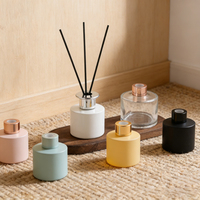Bouteille diffuseur de parfum en verre vide de qualité supérieure 100ml 150ml 200ml pour huiles essentielles, aromathérapie et parfums d'ambiance