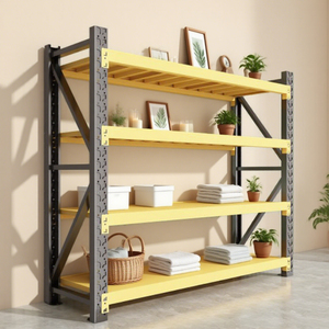 Kim Loại hiển thị thép 4 lớp kệ lưu trữ kệ đơn vị kệ lưu trữ Kệ kệ trưng bày Kệ siêu thị kệ - Product Image 1