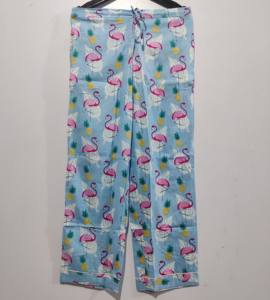Streetwear pour femmes en coton fait à la main pyjama respirant confortable lavé caractère imprimé élastique mi réglable des deux côtés - Product Image 1