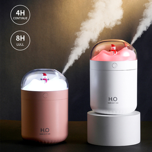 Diffuseur d'aromathérapie bonhomme de neige 2025 <span class=keywords><strong>Mini</strong></span> USB Lumière LED colorée Cadeau pour enfants Humidificateur d'air portable pour cadeau de Noël - Product Image 2