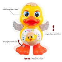 Jouets pour enfants très intéressants : Canard dansant avec lumières et musique, qui peut agiter le corps – Jouets électriques marcheurs