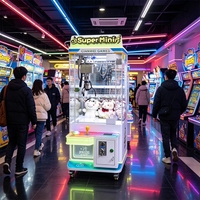 Machine de jeu d'arcade à grue à griffes, électrique, de table, à monnayeur, pour petits prix en peluche, pour parcs d'attractions intérieurs