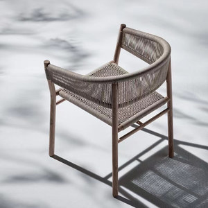 Loisirs de plein air Jardin Patio Resort Hôtel Villa Restaurant Rotin Meubles de salle à manger en <span class=keywords><strong>osier</strong></span> Chaise - Product Image 5