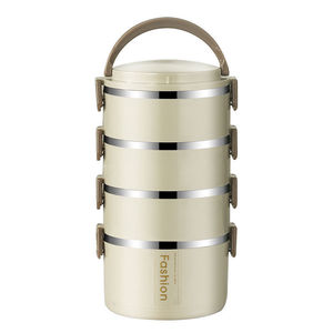 Stainless Steel <b>Lunch</b> <b>Box</b> Insulated Portable Compartmentalized With Lid For Office Workers And Students - Product Image 3