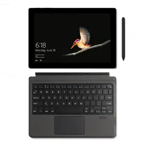 Casing Keyboard untuk Microsoft Surface Go 3 2 1 10.5 Inci 10 "Tablet PC Laptop Go3 Go2 Smart Cover Magnetik BT Keyboard Nirkabel