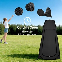 Tente de Douche Pop-up OEM pour la Confidentialité, Cabine Portable pour le Camping en Plein Air, la Plage ou comme Cabine de Toilette avec Fenêtre de Ventilation
