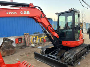 Excavatrice 5 tonnes Kubota KX155 pelleteuse sur chenilles multifonctionnelle Mini pelle flexible Petite machine japonaise KUBOTA KX155 d'occasion - Product Image 5