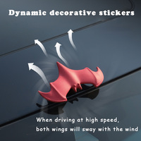 Décoration de toit de voiture, décoration de casque, décoration de moto, chauve-souris en EVA élastique, durable, intéressante, universelle