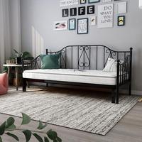 Canapé-lit télescopique pliable avec cadre en fer, lit double multifonctionnel pliable pour chambre à coucher, utilisation pour enfants