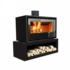New products indoor smokeless cooking wood stove heating fireplace with CE Certification