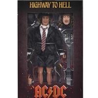 Figura de Acción de PVC de 8 Pulgadas de Angus Young, Guitarrista Principal de AC/DC, Modelo de Juguete de Moda con Temática de Música Rock and Roll, en Caja Clásica