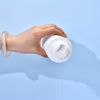 Bouteille vide en HDPE à fond rond de 80 ml, 250 ml, 300 ml, 350 ml, 400 ml, 500 ml pour shampoing, lotion, crème avec bouchon à clapet
