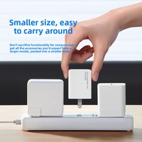 Chargeur USB-C PD 70W GaN avec protection ignifuge, logo personnalisable pour 17 téléphones