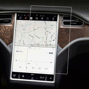 Pellicola salvaschermo in vetro temperato Premium per <span class=keywords><strong>Tesla</strong></span> <span class=keywords><strong>Model</strong></span> 3, protezione dello schermo Anti impronte digitali Touchscreen del cruscotto - Product Image 1