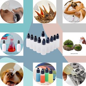 Botella de Plástico con Gotero para Líquidos, Aceites Esenciales y Medicamentos, Portátil, Vacía, de 3ml, 5ml, 10ml, 15ml, 20ml, 30ml, 50ml, 100ml, 120ml, con Serigrafía - Product Image 3