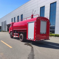 Nouveau camion de lutte contre les incendies Dongfeng 4X2 de 18 tonnes, 180 CV, diesel, avec réservoir d'eau, camion à jet d'eau, camion de pompiers pour les interventions d'urgence en cas d'incendie