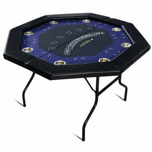 Meilleure vente de table de <span class=keywords><strong>poker</strong></span> octogonale pliable à 8 joueurs avec porte-jetons et pieds pliants pour jeu de cartes Home Entertainment - Product Image 1