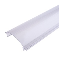 Couvercle de lumière LED en acrylique pour éclairage intérieur Extrusion de type Modling en plastique découpé sur mesure