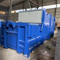 Compacteur de déchets mobile 20 m³ à usage industriel avec système PLC, machine de traitement des déchets, compresseur de déchets, conteneur à déchets