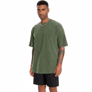 T-shirts imprimés surdimensionnés pour les jeunes | style streetwear décontracté | 100% coton | Création de logo OEM | fourniture en gros - Product Image 1