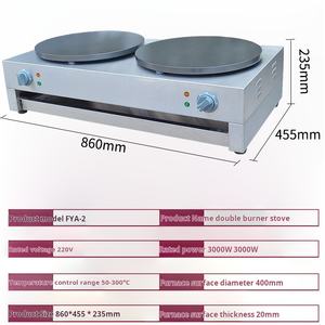 Machine à crêpes commerciale, cuisinière à gaz et électrique pour stand de nourriture - Product Image 2