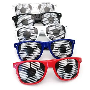 Aangepaste Verschillende Stijlen Voetbal Juichende Country Brillen Landen Vlag Zelfklevende Sticker Voor Zonnebril Lens