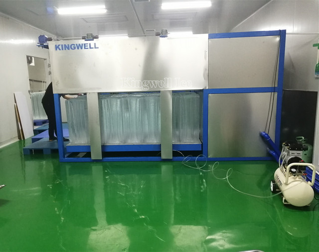 Big 1 Ton Solar Commercial Industrial Clear Ice Block Maker Making Machines for Ghana Nigeria South Africa