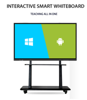 Tableau blanc interactif électronique IR multi-touch 42 "-98" Inch, tableau blanc intelligent sans projecteur
