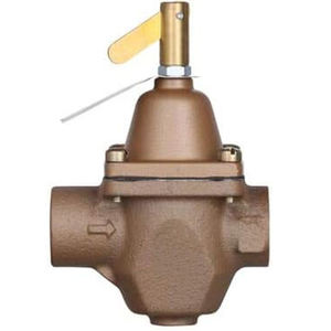 Régulateur <span class=keywords><strong>de</strong></span> <span class=keywords><strong>pression</strong></span> <span class=keywords><strong>d</strong></span>'<span class=keywords><strong>eau</strong></span> <span class=keywords><strong>d</strong></span>'alimentation <span class=keywords><strong>de</strong></span> chaudière en bronze-fer <span class=keywords><strong>de</strong></span> 1/2 pouce, finition laiton, avec filtre en acier inoxydable et levier <span class=keywords><strong>de</strong></span> purge manuel - Product Image 1