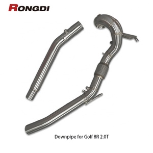 ท่อไอเสียสแตนเลส Rongdi 304 ขนาด 1.5 มม. แบบขัดเงา สำหรับ VW Golf MK8R 2.0T เพิ่มประสิทธิภาพ - Product Image 2