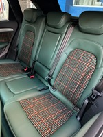 Sièges baquet de luxe sport racing pour voiture, avec panneau en fibre de carbone personnalisé et revêtement en cuir, version améliorée RS pour Audi A3 A4 A5 A6 A7 Q3 Q5 Q7 Q8