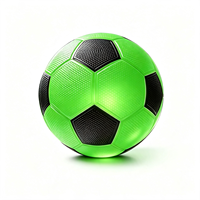 Ballon de football LED lumineux écologique taille 5, fabriqué en usine, qui brille dans le noir, avec logo personnalisé, OEM ODM, pour entraînement sportif nocturne
