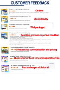 국제 배송 요금 DHL 테이프 익스프레스 배송 에이전트 항공화물 DHL/<span class=keywords><strong>Fedex</strong></span>/UPS 중국-미국 캐나다 유럽 - Product Image 2