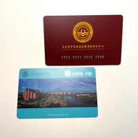 Carte d'accès pour employés en PVC imprimée RFID/NFC avec puces LF/HF/UHF, étanche, pour hôtels et entreprises