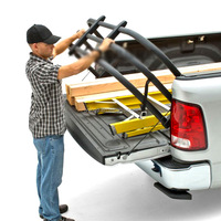 Extenseur de benne de camionnette en alliage d'aluminium noir de haute qualité, barrière de chargement, pièces de modification pour Toyota