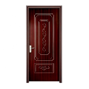 Portes de sécurité d'entrée de villa de luxe Portes extérieures avant en métal en aluminium Portes d'entrée pivotantes modernes en acier inoxydable - Product Image 3