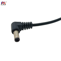 Cable de Carga USB Personalizado OEM, Conector USB Macho a Ángulo Recto de 90 Grados, 5.5*2.5mm, 5.5*2.1mm, 4.0*1.7mm, 3.5*1.35mm