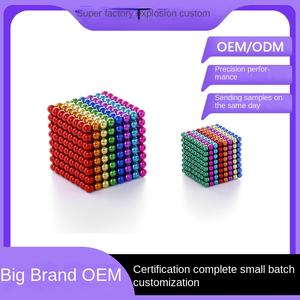크로스보더 네오디뮴 버키볼 자석 비즈 5mm 산업용 50kGmm 플럭스 인덱스 데스크탑 디컴프레션 빌딩 - Product Image 2