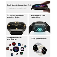Reloj Inteligente HD17 Air 2026, Nuevo Modelo, Unisex, con Entrenamiento de Respiración, Monitor de Frecuencia Cardíaca, Sueño y Presión Arterial, Resistente al Agua, Llamadas por Bluetooth