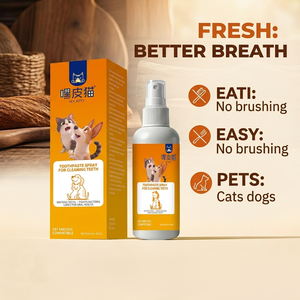 Spray de soin dentaire pour animaux de compagnie OEM/ODM, sans 6 additifs agressifs, qualité alimentaire, sans danger pour l'ingestion - Product Image 1