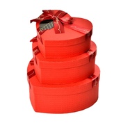 Boîte cadeau rigide personnalisée pour la Saint-Valentin, la fête des mères, en carton recyclable, avec nœud, fleur, rose, chocolat, rouge, grande forme de cœur, emballage