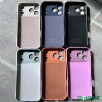 Étui de téléphone de luxe antichoc en cuir texturé litchi TPU TechEase pour Tecno Spark 10 et Infinix