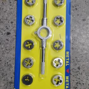 Vente directe d'usine, ensembles de pinces à sertir de 10 pièces, ensembles combinés de tarauds et filières en acier HSS, outils à main métriques standard - Product Image 4