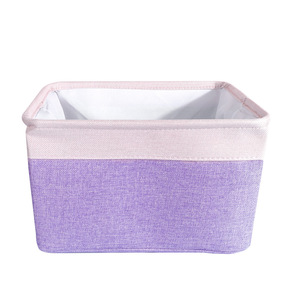 Organizador de Ropa, Cesta de Almacenamiento de Tela, Rectangular, Gris Marrón, Lino, Caja de Almacenamiento Portátil para Armario - Product Image 5